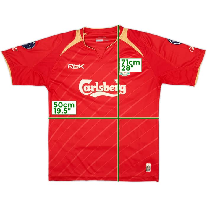 2005-06 Liverpool CL Home Shirt - 5/10 - (M)