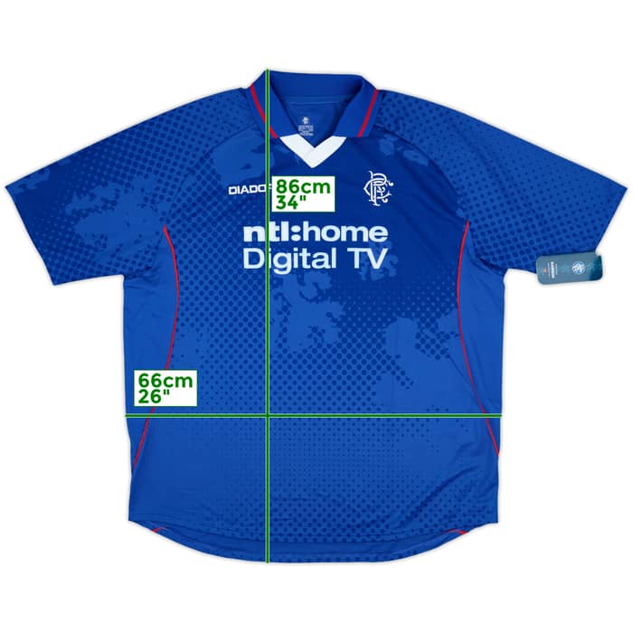 2002-03 Rangers Home Shirt (XXL)