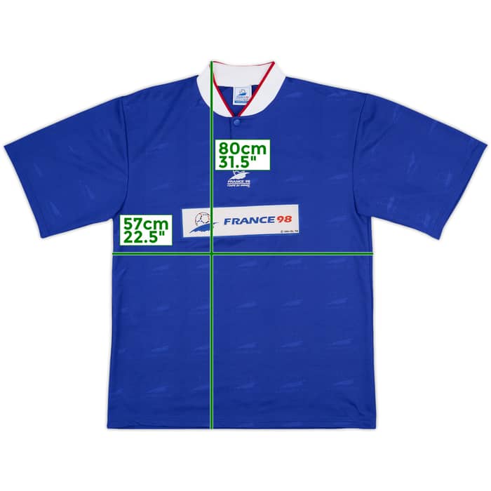 1998 France 98 Coupe du Monde Training Shirt - 9/10 - (L)