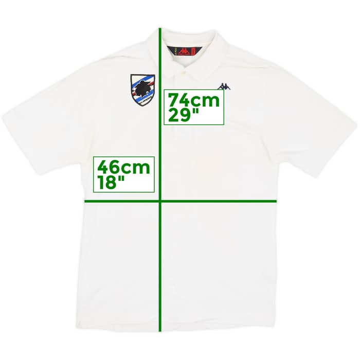 2010-11 Sampdoria Kappa Polo Shirt - 5/10 - (S)