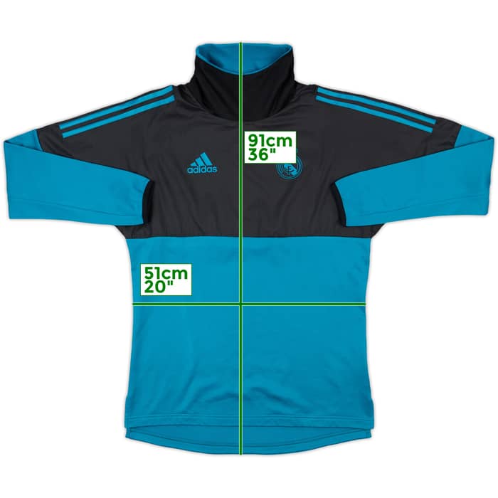 2017-18 Real Madrid adidas Training Top - 8/10 - (S)
