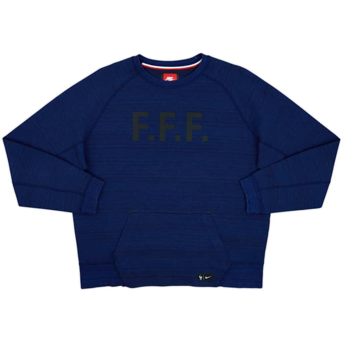 2016-17 France Nike Sweat Top - 9/10 - (XL)