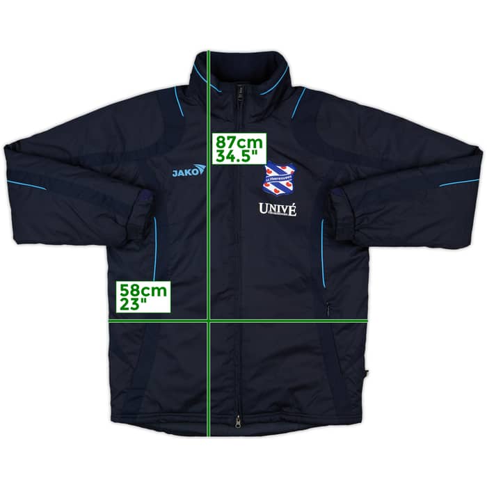 2009-10 Heerenveen Jako Player Issue Padded Bench Coat #89 - 8/10 - (S)