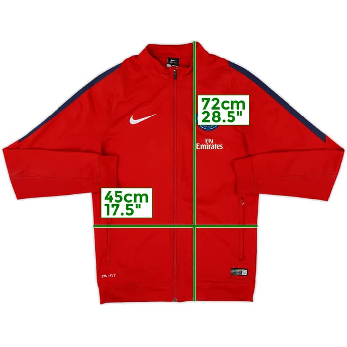 2016-17 Paris Saint-Germain Nike Track Jacket - 6/10 - (S)