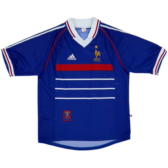 1998-00 France Home Shirt - 7/10 - (M)