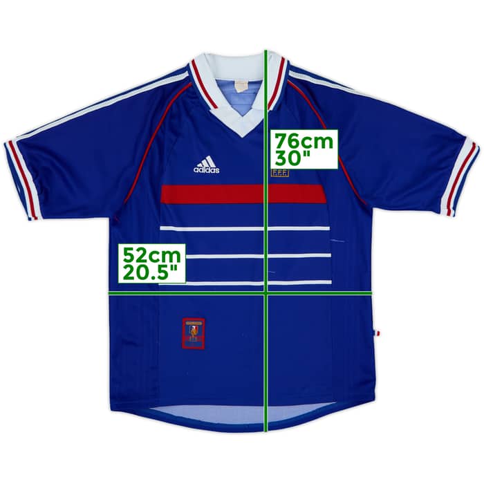 1998-00 France Home Shirt - 7/10 - (M)