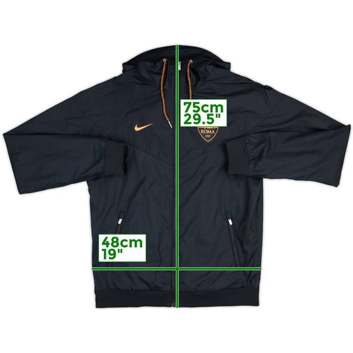 2016-17 Roma Nike Hooded Track Jacket - 8/10 - (L)