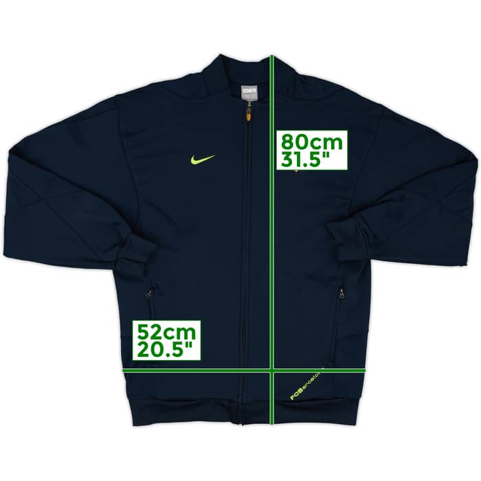 2007-08 Barcelona Nike Track Jacket - 8/10 - (L)