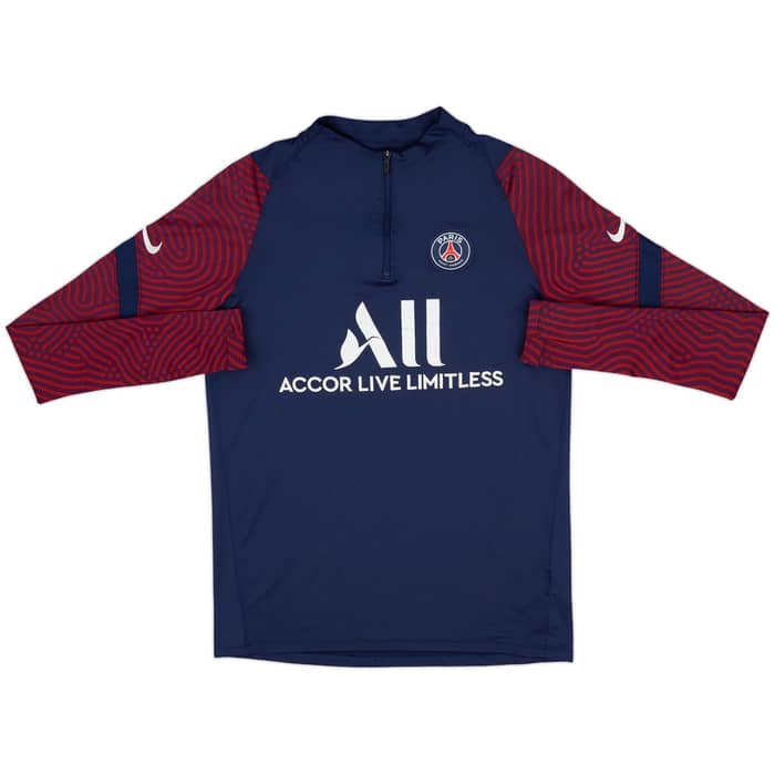 2020-21 Paris Saint-Germain Nike 1/4 Zip Training Top - 7/10 - (M)