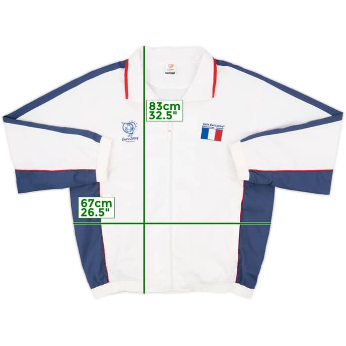 2004 France 'Euro 2004' Track Jacket - 8/10 - (XL)