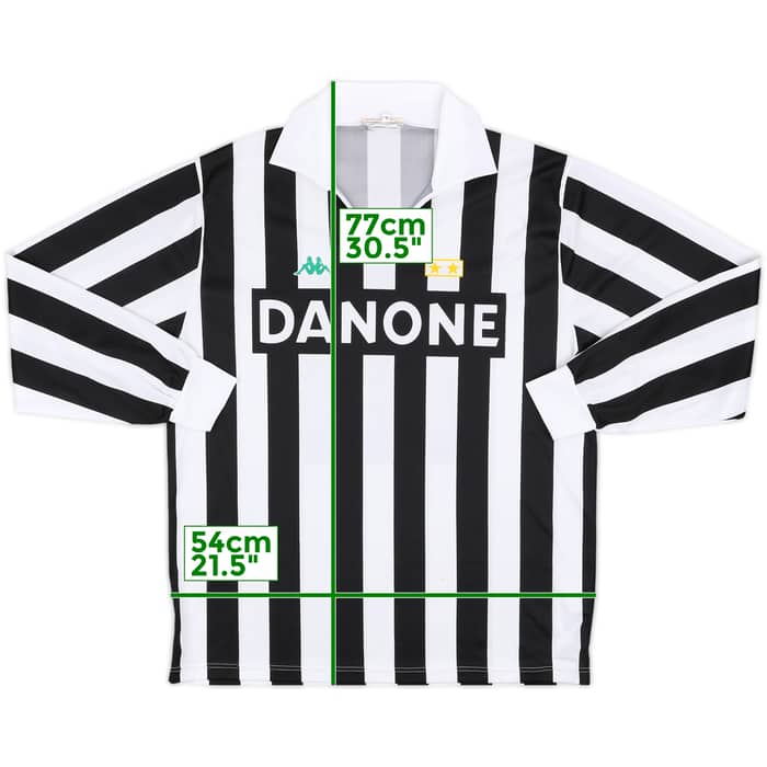 1992-94 Juventus Home L/S Shirt #10 - 7/10 - (L)
