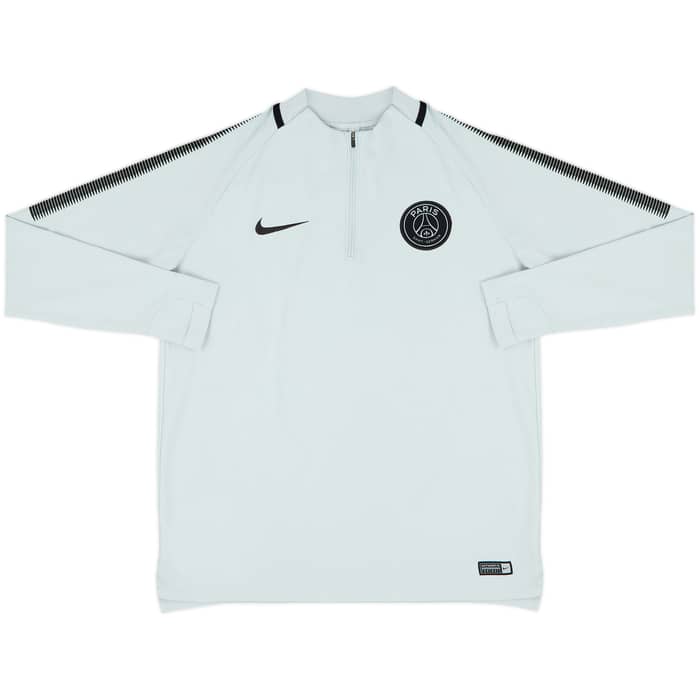 2017-18 Paris Saint-Germain Nike 1/4 Zip Drill Top - 8/10 - (M)