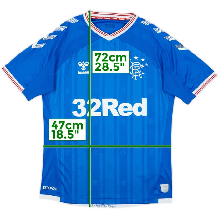 2019-20 Rangers Home Shirt - 8/10 - (L)