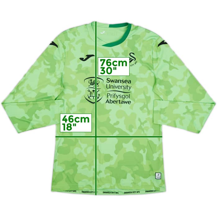 2020-21 Swansea City GK Shirt - 8/10 - (M)