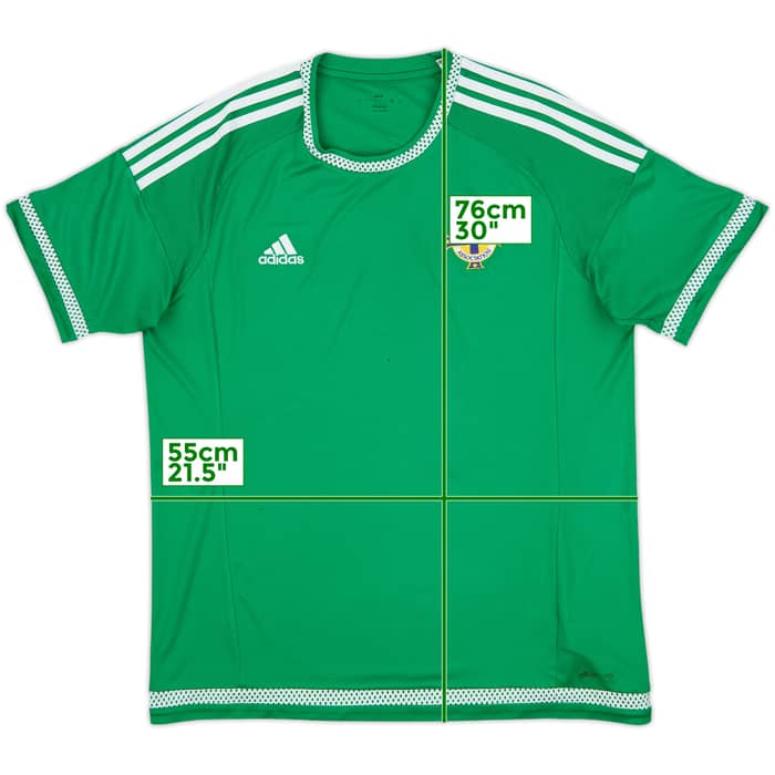 2015 Northern Ireland Home Shirt - 5/10 - (L)