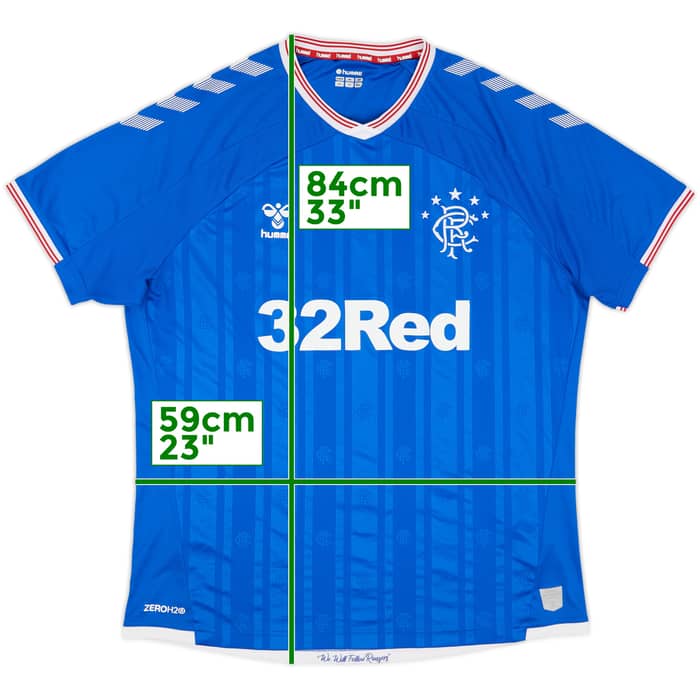 2019-20 Rangers Home Shirt - 8/10 - (XXL)