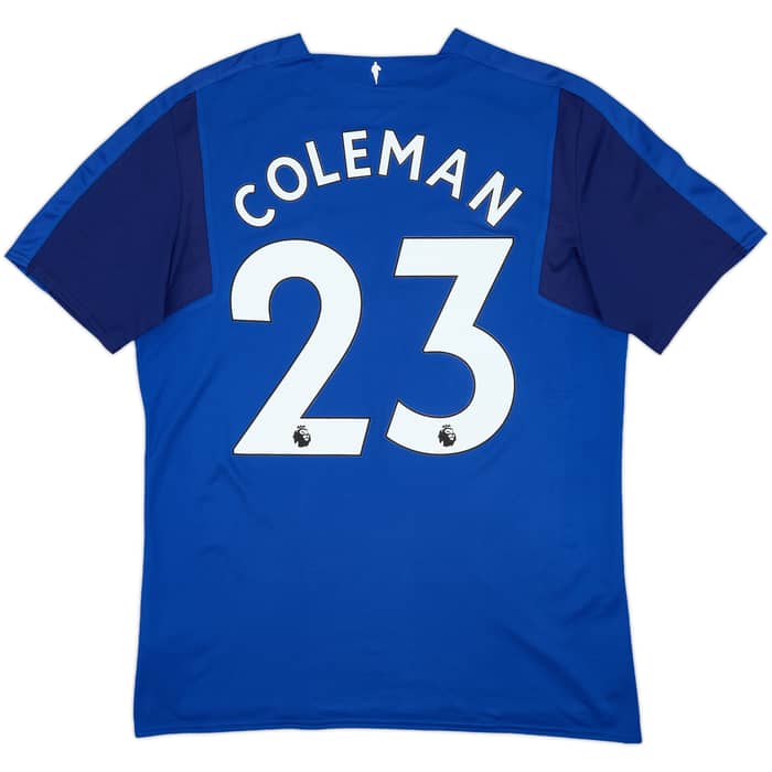 2017-18 Everton Home Shirt Coleman #23 - 8/10 - (L)