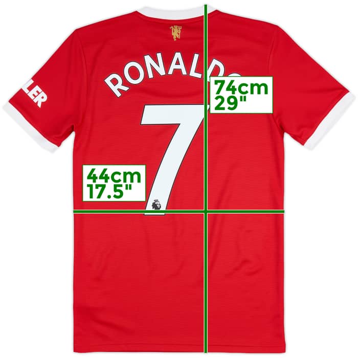 2021-22 Manchester United Home Shirt Ronaldo #7 - 10/10 - (XS)