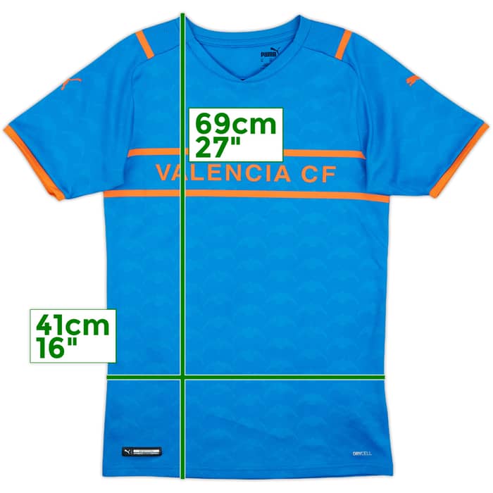 2021-22 Valencia Third Shirt - 8/10 - (XS)