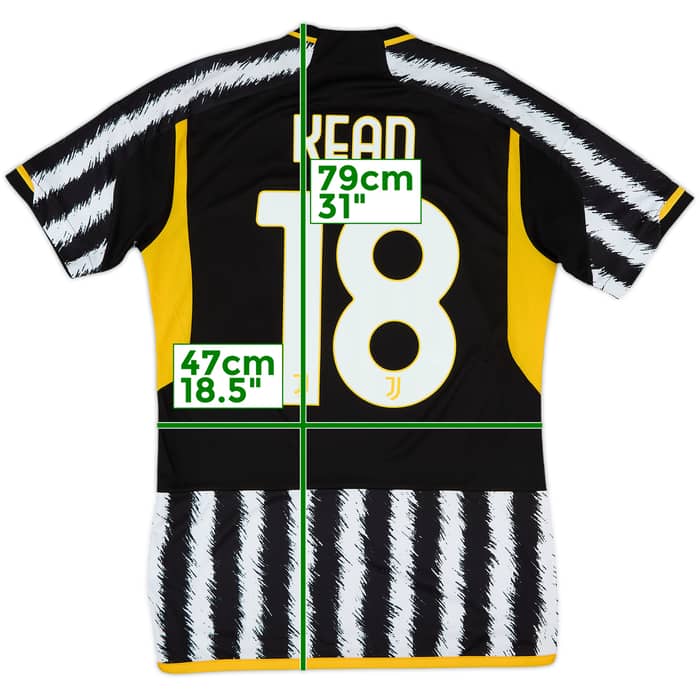 2023-24 Juventus Home Shirt Kean #18 - 10/10 - (M)
