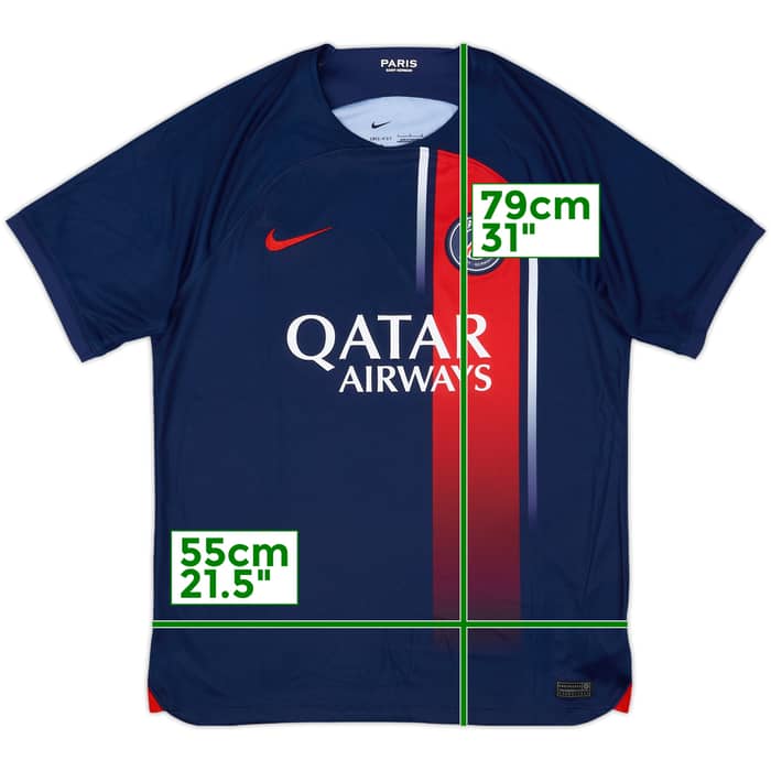 2023-24 Paris Saint-Germain Home Shirt - 10/10 - (L)