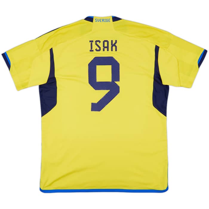 2022-23 Sweden Home Shirt Isak #9 - 10/10 - (XL)