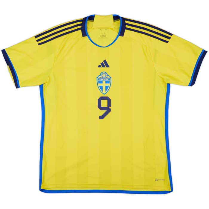 2022-23 Sweden Home Shirt Isak #9 - 10/10 - (XL)