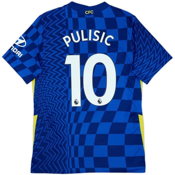 2021-22 Chelsea Home Shirt Pulisic #10 - 8/10 - (M)