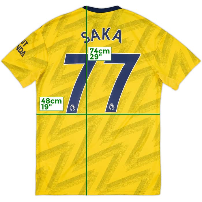 2019-20 Arsenal Away Shirt Saka #77 - 10/10 - (M)