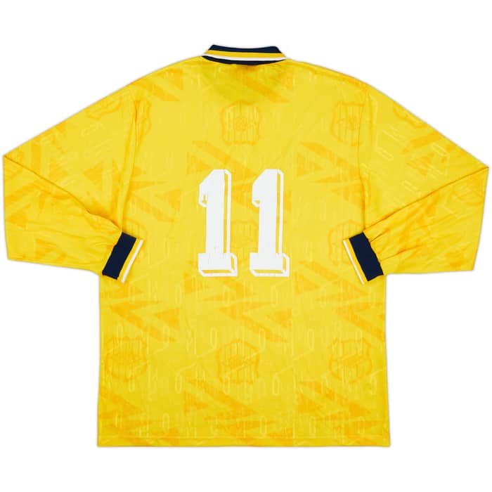 1990s Umbro Template L/S Shirt #11 - 7/10 - (XL)