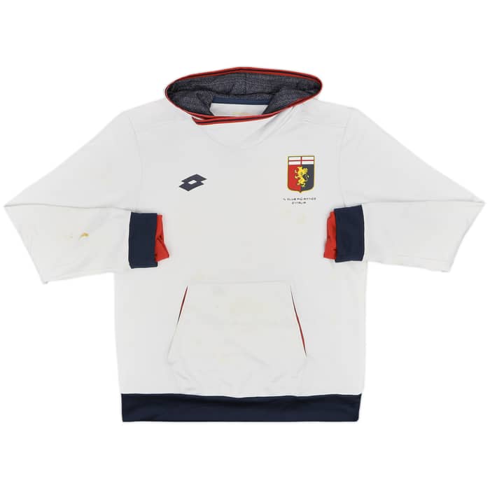 2016-17 Genoa Lotto Hooded Sweat Top - 4/10 - (XL)