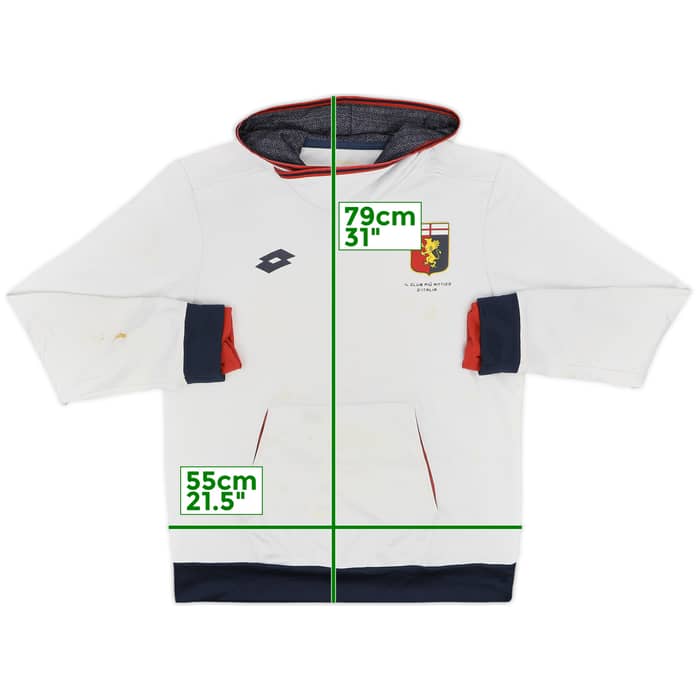 2016-17 Genoa Lotto Hooded Sweat Top - 4/10 - (XL)