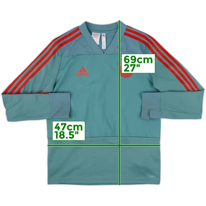 2018-19 Bayern Munich adidas Drill Top - 8/10 - (L.Boys)