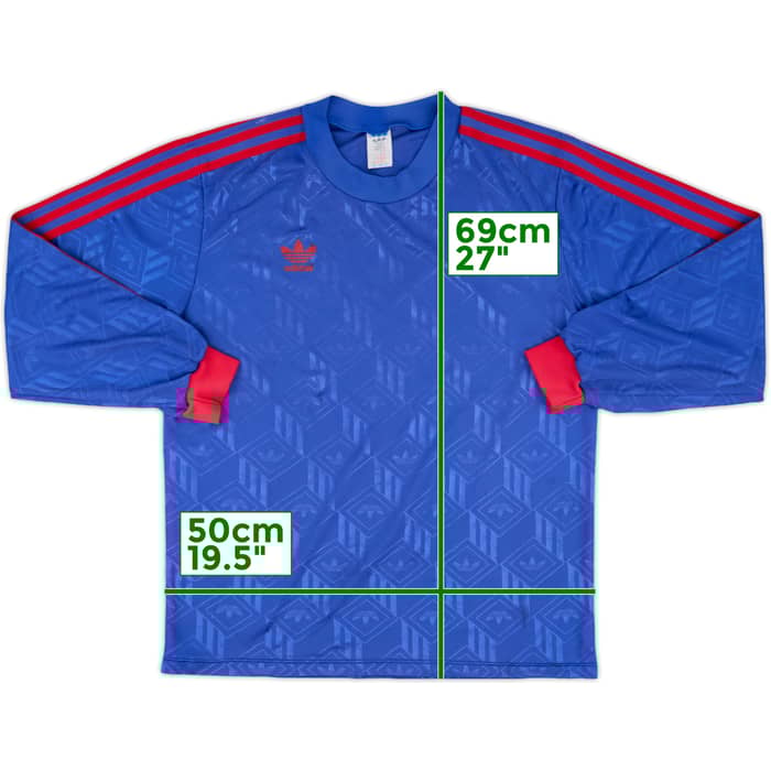 1980s adidas Template L/S Shirt - 7/10 - (L)