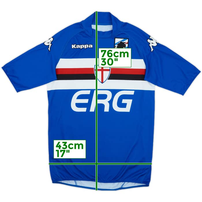 2008-09 Sampdoria Home Shirt - 9/10 - (S)