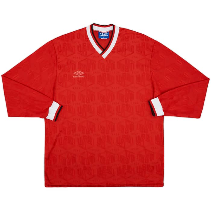 1990s Umbro Template L/S Shirt - 5/10 - (XL)