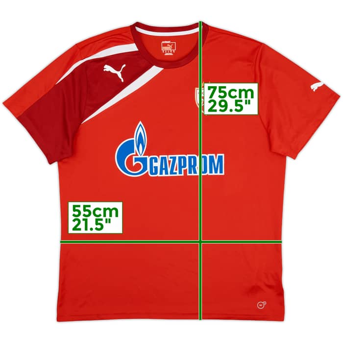 2013-14 Red Star Belgrade Puma Training Shirt - 9/10 - (XL)