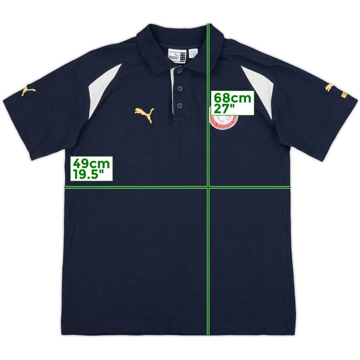 2002-03 Olympiakos Puma Polo Shirt - 8/10 - (XL.Boys)