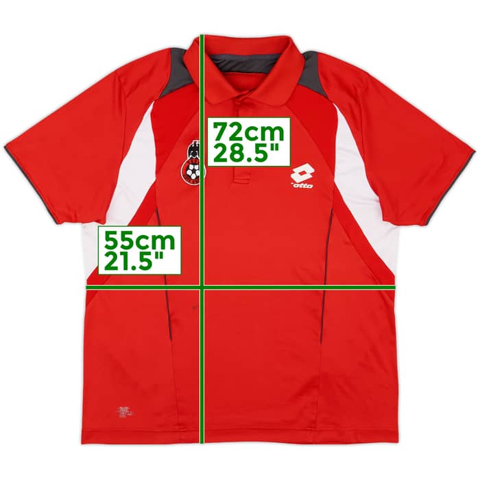 2010-11 OGC Nice Lotto Polo Shirt - 5/10 - (L)