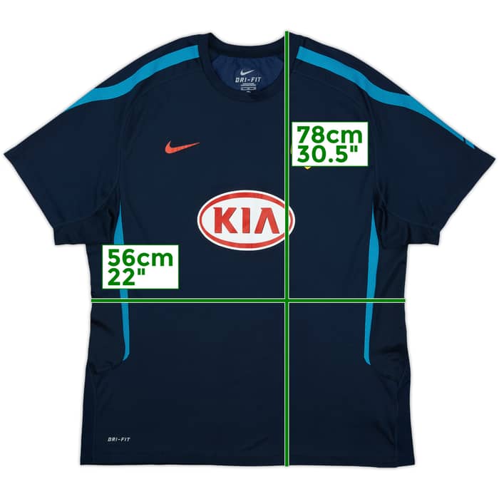 2010-11 Atletico Madrid Nike Training Shirt - 7/10 - (XL)