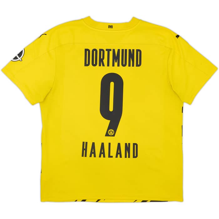 2020-21 Borussia Dortmund Home Shirt Haaland #9 - 6/10 - (XL)
