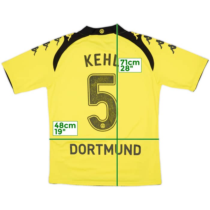 2009-10 Borussia Dortmund Home Shirt Kehl #5 - 6/10 - (M)