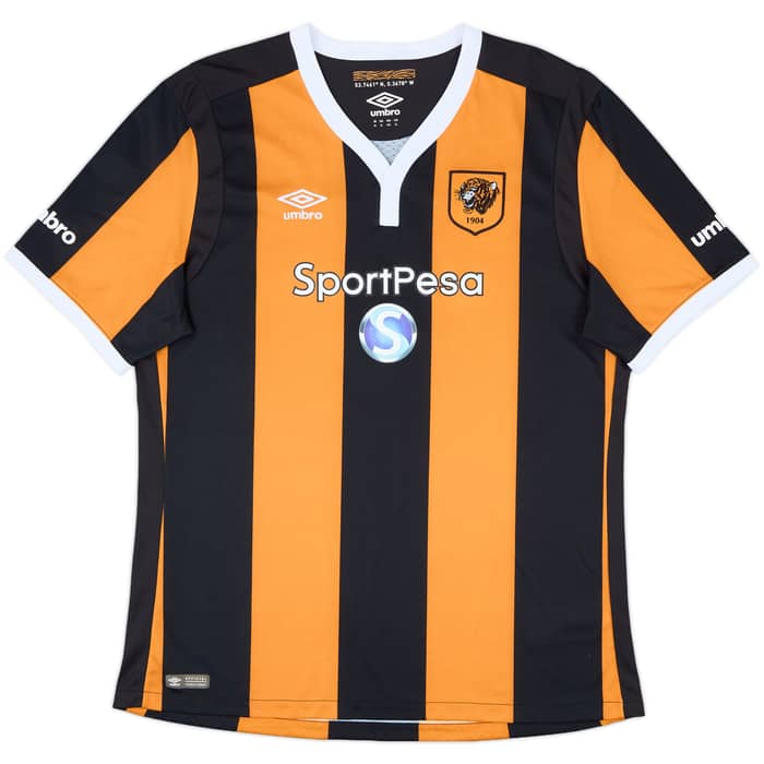 2016-17 Hull City Home Shirt Robertson #3 - 9/10 - (XL)