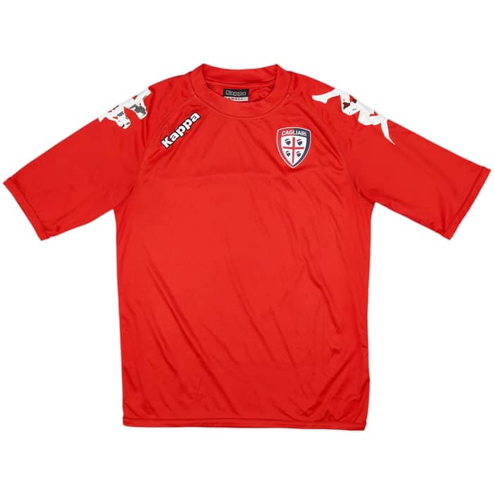 2014-15 Cagliari Kappa Training Shirt - 5/10 - (S)