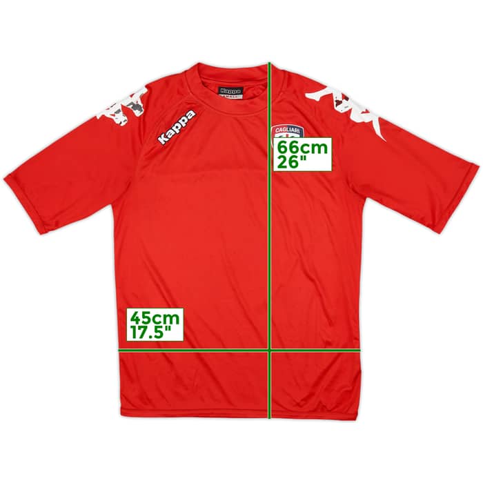 2014-15 Cagliari Kappa Training Shirt - 5/10 - (S)