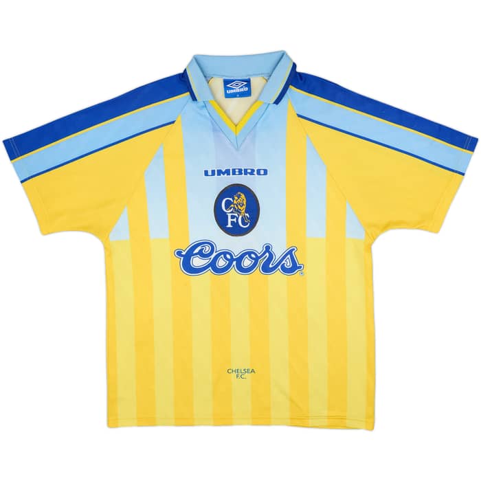 1996-97 Chelsea Away Shirt Gullit #4 - 8/10 - (M)