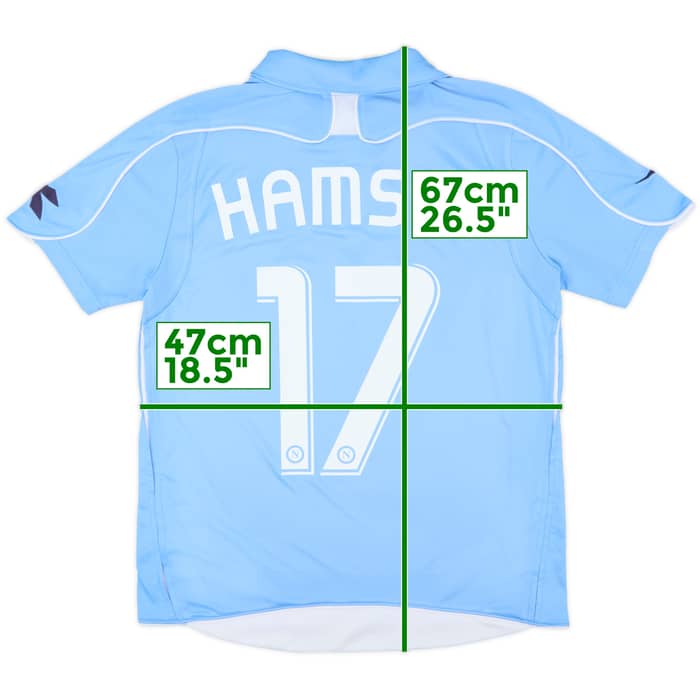 2008-09 Napoli Home Shirt Hamsik #17 - 6/10 - (M)