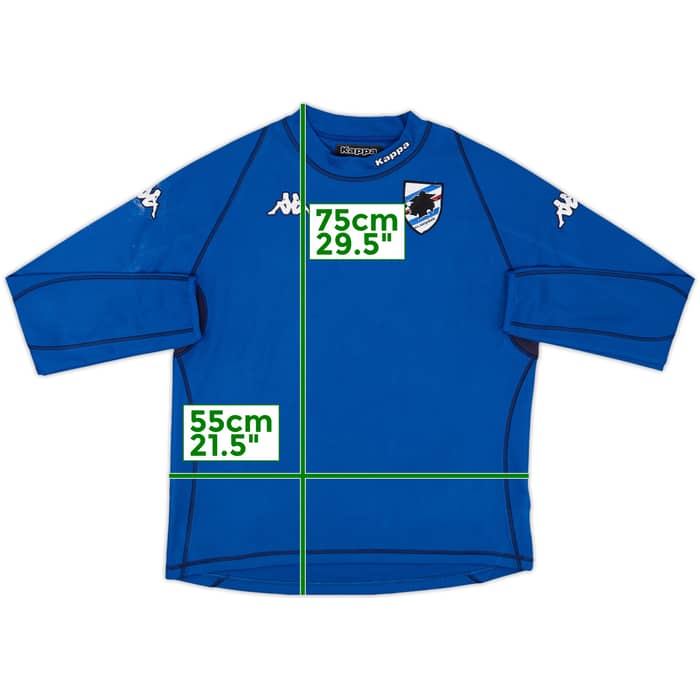 2004-05 Sampdoria Kappa Training Top - 5/10 - (M)