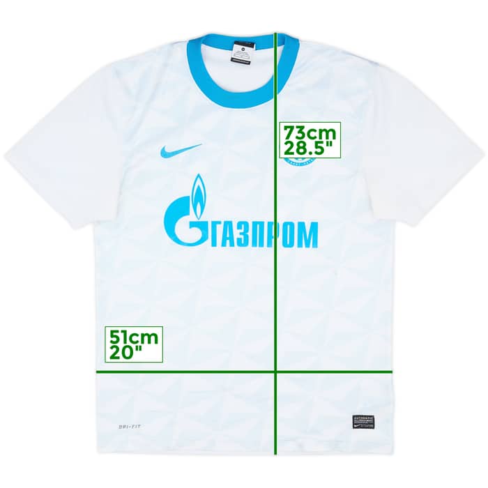 2011-12 Zenit St. Petersburg Away Shirt - 6/10 - (M)