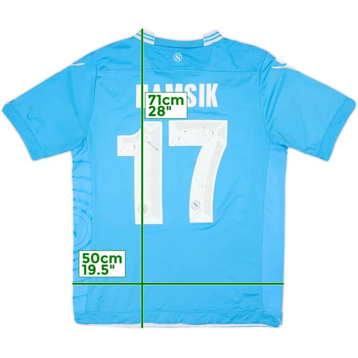 2013-14 Napoli Home Shirt Hamsik #17 - 5/10 - (S)